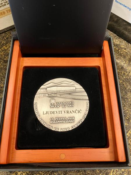 medal for righteous ljudevit vrančić