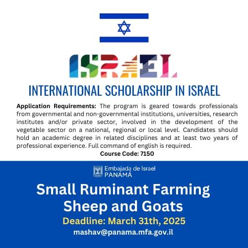 Curso para panameños en israel