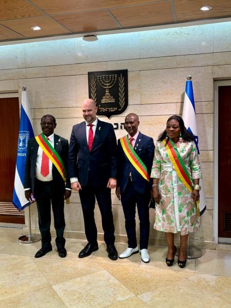 Members of the Cameroon-Israel Parliamentary Friendship Association concluded a significant and successful visit to Israel (photo credit: Members of the Cameroon-Israel Parliamentary Friendship Association concluded a significant and successful visit to Israel) Members of the Cameroon-Israel Parliamentary Friendship Association concluded a significant and successful visit to Israel