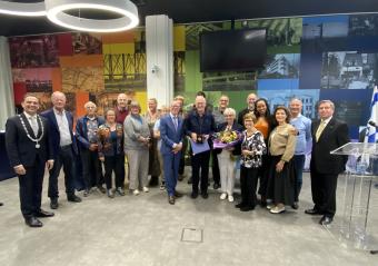 Yad Vashem Ceremony in Zoetermeeri in honor of Gerrit Wiechert Kleisen