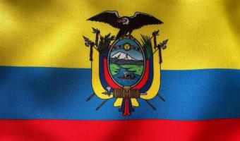 ECUADOR FLAG (photo credit: Juli Rabovski) ECUADOR FLAG