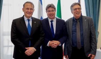 Minister Akunis in Italy