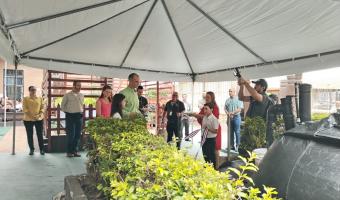 HomeBiogas donation at a school in Cartago