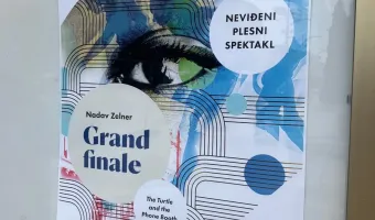 promotional poster for the show Grand Finale by Nadav Zelner (photo credit: Embassy) promotional poster for the show Grand Finale by Nadav Zelner
