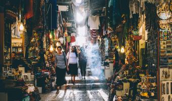 Market in the Old City of Jerusalem