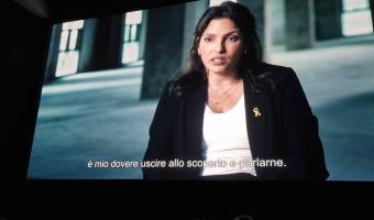 Proiezione Screams Before Silence (photo credit: Ambasciata di Israele in Italia) Proiezione Screams Before Silence