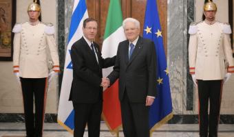 Herzog e Mattarella 2024 (photo credit: Photos: Kobi Gideon/ GPO) Herzog e Mattarella 2024