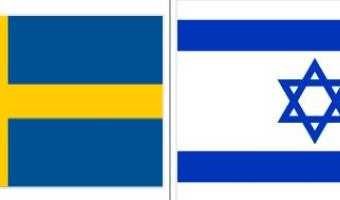 Israel & Sweden flags