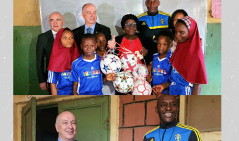 Photo of Football kits donation to a government primary school in Abuja 