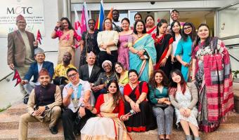 Nepalis and International Participants in a MASHAV Workshop in Israel (photo credit: Embassy of Israel in Kathmandu) Nepalis and International Participants in a MASHAV Workshop in Israel