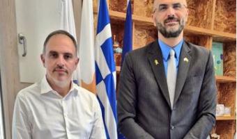 Meeting with Mayor Prountzos