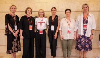 female delegation (photo credit: Israel MFA) female delegation