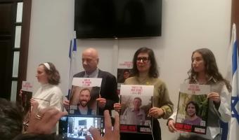 press conference (photo credit: embassy of israel to the holy see) release hostages