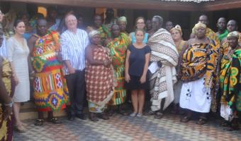 Embassy Staff on a visit to Aburi