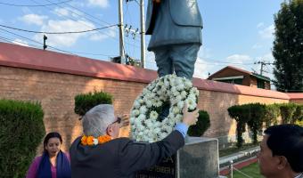 Israeli Ambassador Pays Tribute to B.P. Koirala 