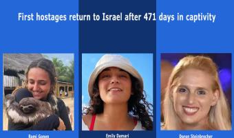 First hostages return home
