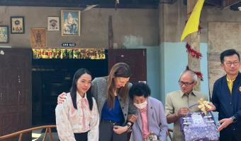 family visit in Isan