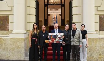 families of hostages with fm grlić radman