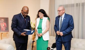 Israeli Deputy Foreign Minister Mrs. Sharren Haskel arrived on a visit to Gabon  