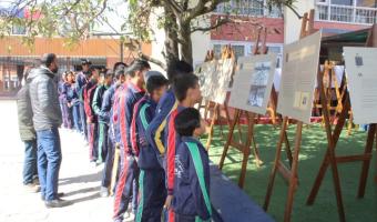 Pragya Kunja Students during the Holocaust Exhibition