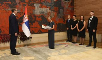 Ambassador Avivit Bar-Ilan presented the Letters of Credence to the president of Serbia Aleksandar Vučić – September 2024