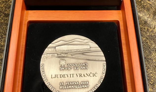 medal for righteous ljudevit vrančić