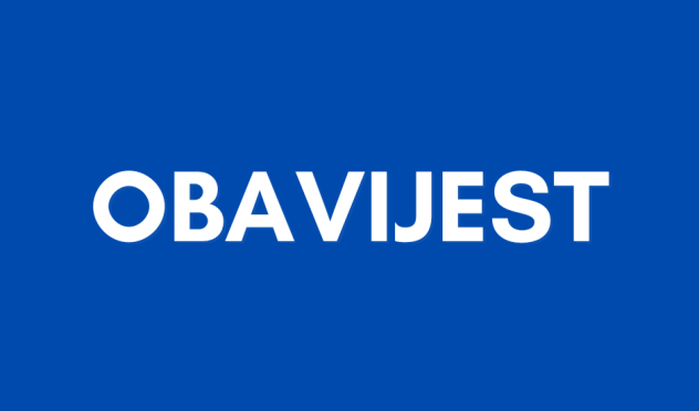 OBAVIJEST BANNER