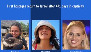 First hostages return home
