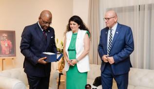 Israeli Deputy Foreign Minister Mrs. Sharren Haskel arrived on a visit to Gabon  