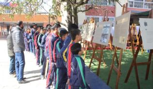 Pragya Kunja Students during the Holocaust Exhibition