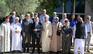 President Herzog with the delegation of Muslim leaders from across Europe